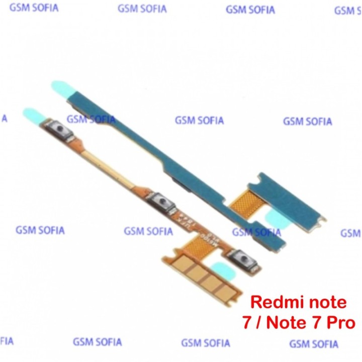 Flex Power Con Boton Encendido+Volumen Para Xiaomi Redmi Note 7 / Redmi note 7 Pro