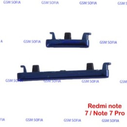 Boton lateral volumen y power para Xiaomi Redmi Note 7 / Redmi Note 7 pro / Redmi Note 8 / Redmi Note 8T - Negro