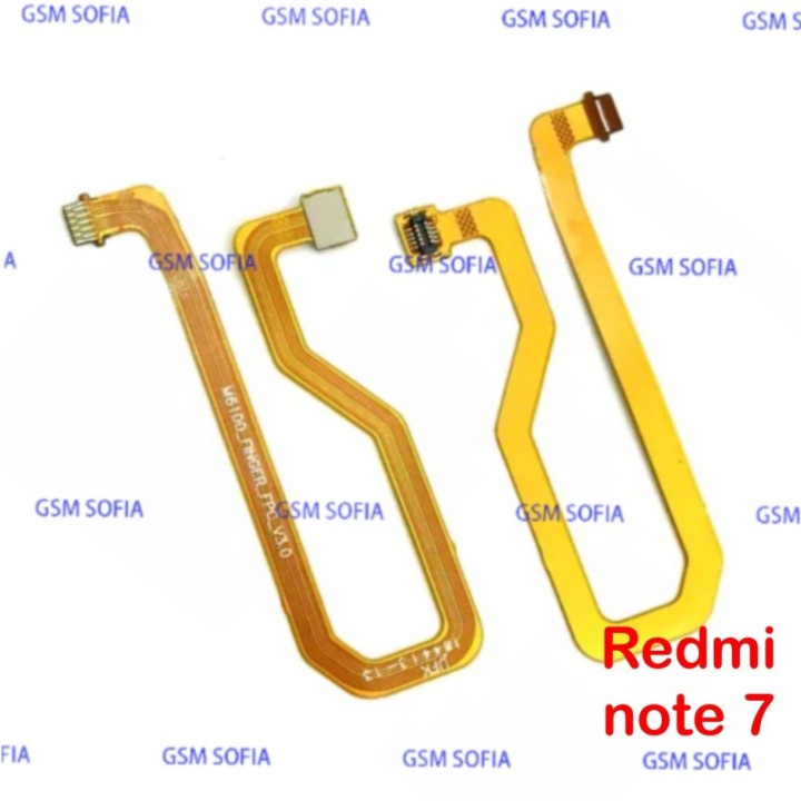 Flex De Conectar Lector Huella Y Placa Base Para Xiaomi Redmi note 7 / Redmi note 7 Pro