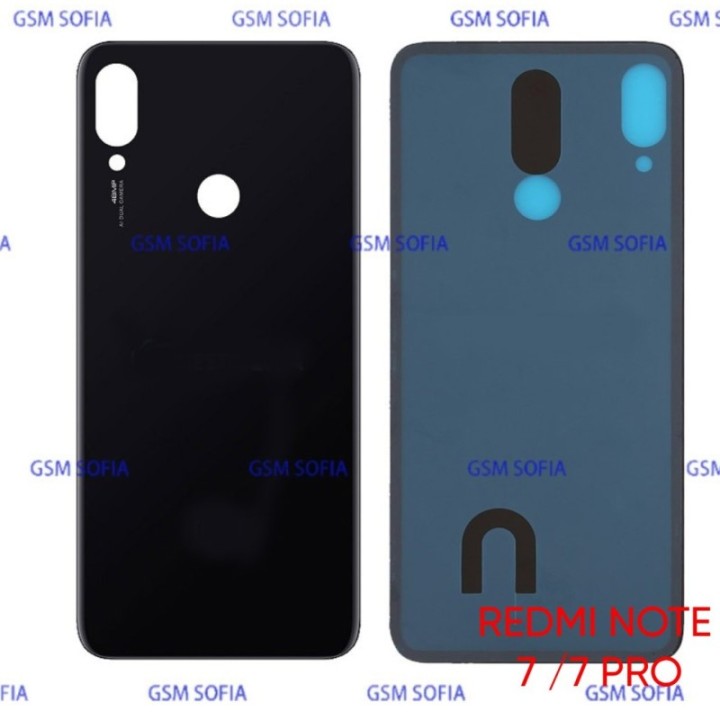 Tapa Trasera Para XIAOMI REDMI NOTE 7 / REDMI NOTE 7 PRO - Negro