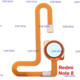 Flex Huella Para Xiaomi Redmi Note 8 - Azul Claro
