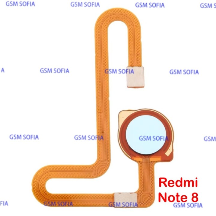 Flex Huella Para Xiaomi Redmi Note 8 - Azul Claro