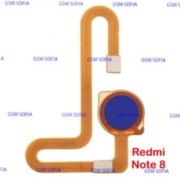 Flex Huella Para Xiaomi Redmi Note 8 - Azul Marino