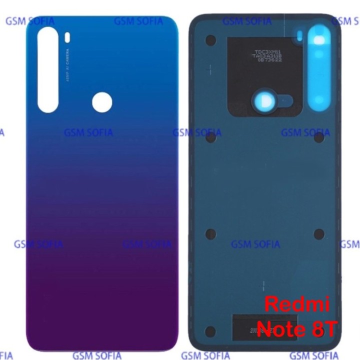 Tapa Trasera Para Xiaomi Redmi Note 8T - Azul