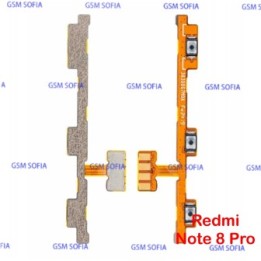 Flex Power Boton Encendido+Volumen Para Xiaomi Redmi Note 8 Pro