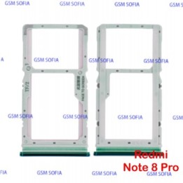 Bandeja Sim+Micro SD Para Xiaomi Redmi Note 8 Pro - Verde