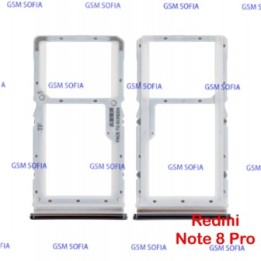Bandeja Sim+Micro SD Para Xiaomi Redmi Note 8 Pro - Negro