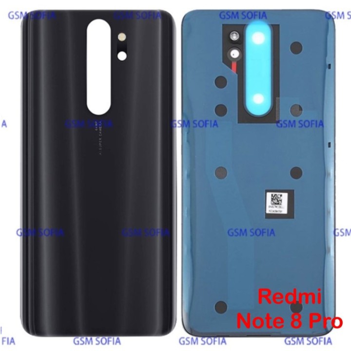 Tapa Trasera Para Xiaomi Redmi Note 8 Pro - Negro