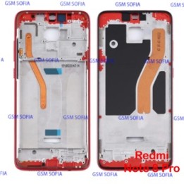 Chasis Frontal / Carcasa Delantera Para Xiaomi Redmi Note 8 Pro - Rojo
