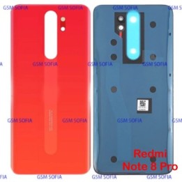 Tapa Trasera Para Xiaomi Redmi Note 8 Pro - Rojo