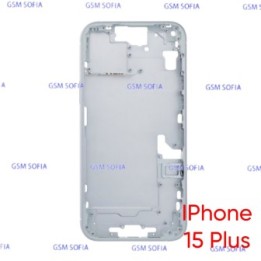 Chasis / Marco Lateral Para iPhone 15 Plus - Azul