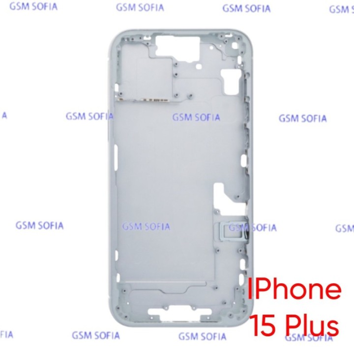 Chasis / Marco Lateral Para iPhone 15 Plus - Azul