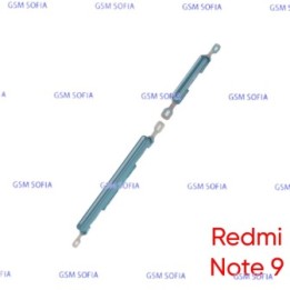 boton lateral volumen y power para Xiaomi Redmi Note 9 - Verde