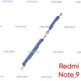 boton lateral volumen y power para Xiaomi Redmi Note 9 - Azul Marino