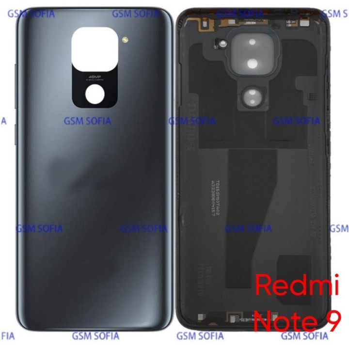Tapa Trasera Para Xiaomi Redmi Note 9 - Negro