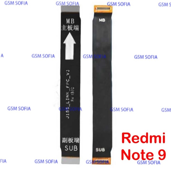 Flex Puente LCD De Conectar Placa Base Para Xiaomi Redmi Note 9