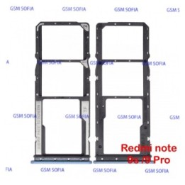 bandeja sim Para Xiaomi Redmi Note 9 Pro / Redmi Note 9S - Azul