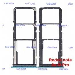 bandeja sim Para Xiaomi Redmi Note 9 Pro / Redmi Note 9S - Verde