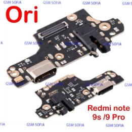 Placa Carga Tipo C Y Jack Audio Ori Para Xiaomi Redmi Note 9S / Redmi Note 9 Pro / Poco m2 Pro