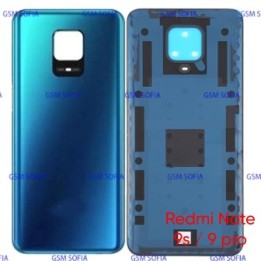 Tapa Trasera Para Xiaomi Redmi Note 9S / Redmi Note 9 Pro - Azul