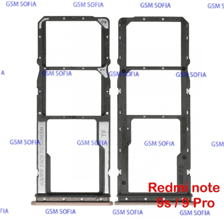 bandeja sim Para Xiaomi Redmi Note 9 Pro / Redmi Note 9S - Oro