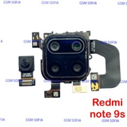 Desmontaje Juego de cámara trasera completa + Embellecedor de lente Para Redmi Note 9s