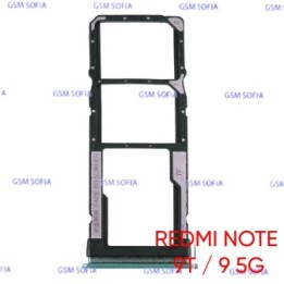 Bandeja sim para Redmi note 9T / Redmi note 9 5G - Verde