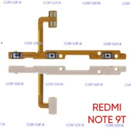 Flex Boton Power Encedido Y Volumen Para Xiaomi Redmi Note 9T / Redmi Note 9 5G