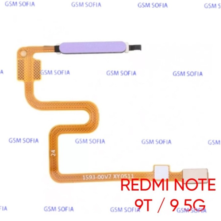 Flex power huella para Redmi note 9T / Redmi note 9 5G - Lila