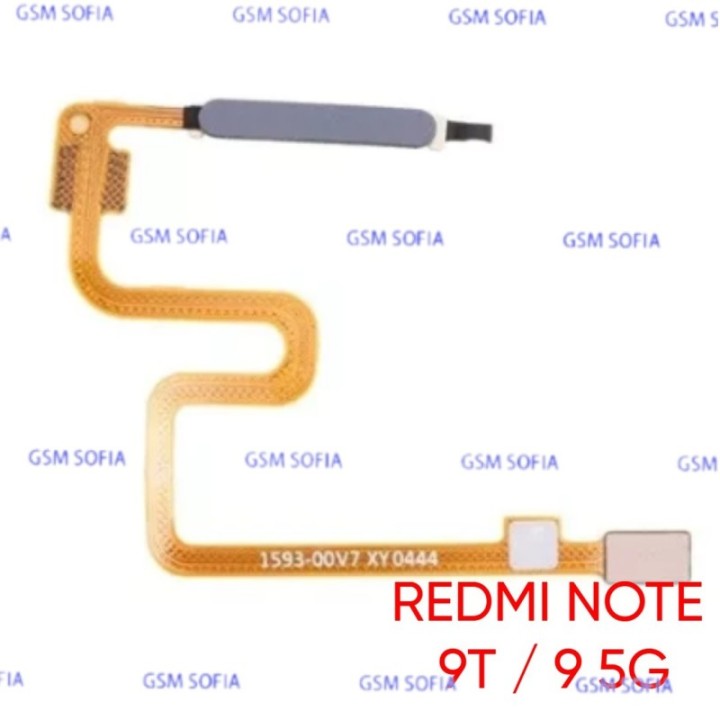 Flex power huella para Redmi note 9T / Redmi note 9 5G - Negro