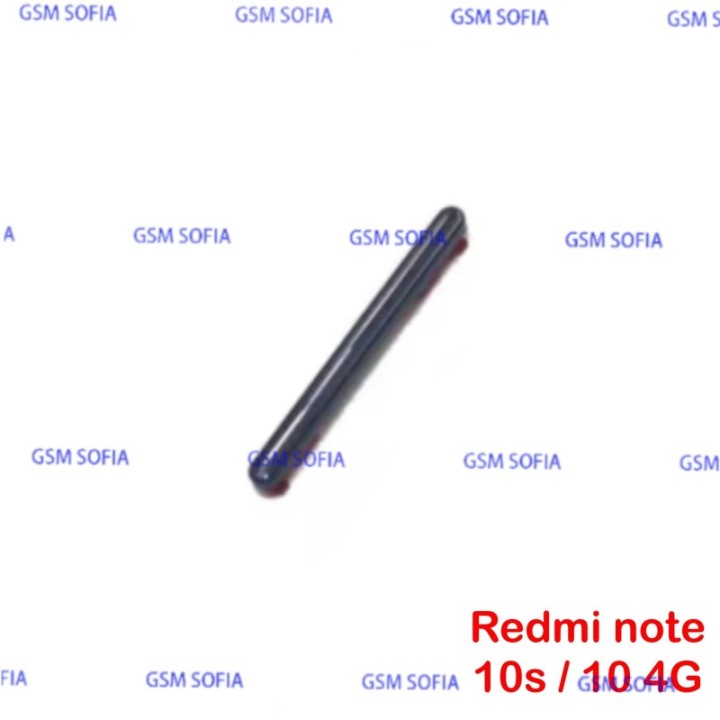 Boton de Volumen para Redmi note 10s  / Redmi note 10 4G - Negro