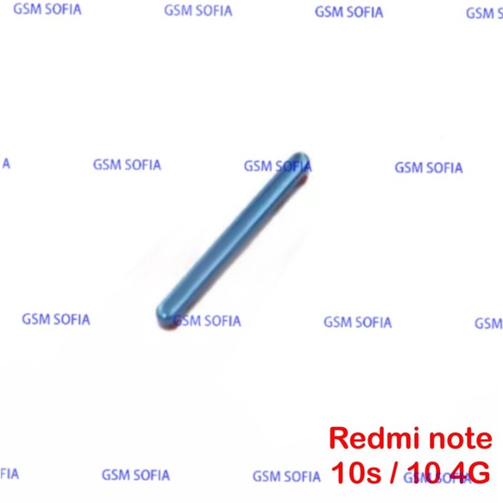 Boton de Volumen para Redmi note 10s  / Redmi note 10 4G - Azul