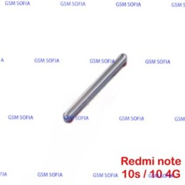 Boton de Volumen para Redmi note 10s  / Redmi note 10 4G - Plata