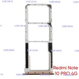 bandeja sim para Xiaomi Redmi Note 10 Pro 4G - Naranja