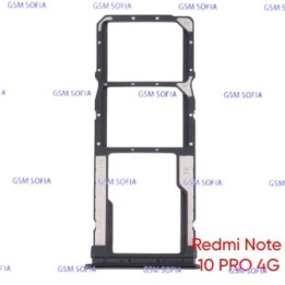 bandeja sim para Xiaomi Redmi Note 10 Pro 4G - Negro
