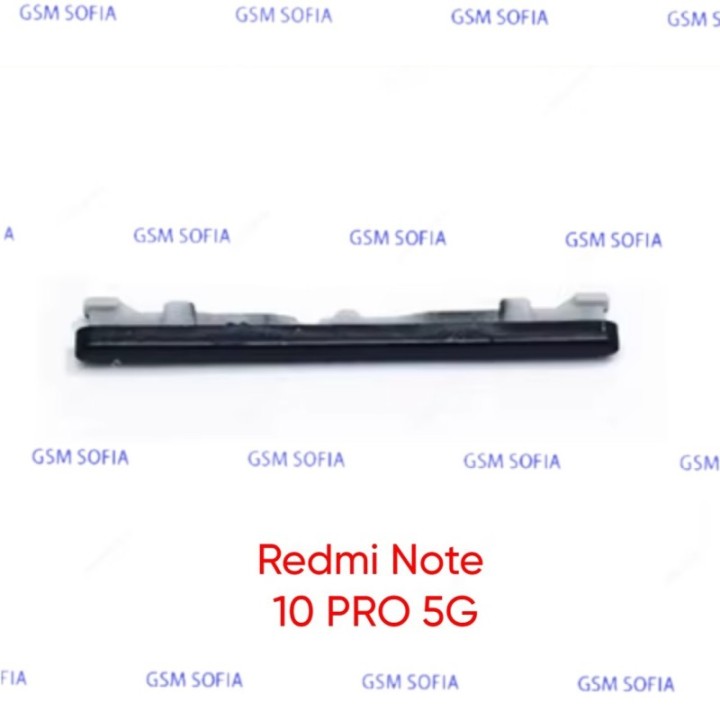 Boton lateral para Redmi note 10 pro 5g - Negra