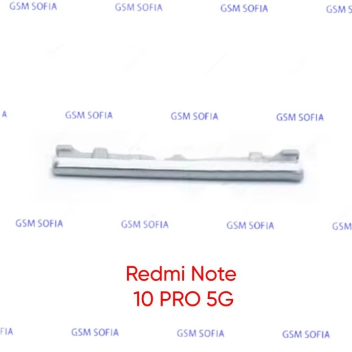 Boton lateral para Redmi note 10 pro 5g - Blanca