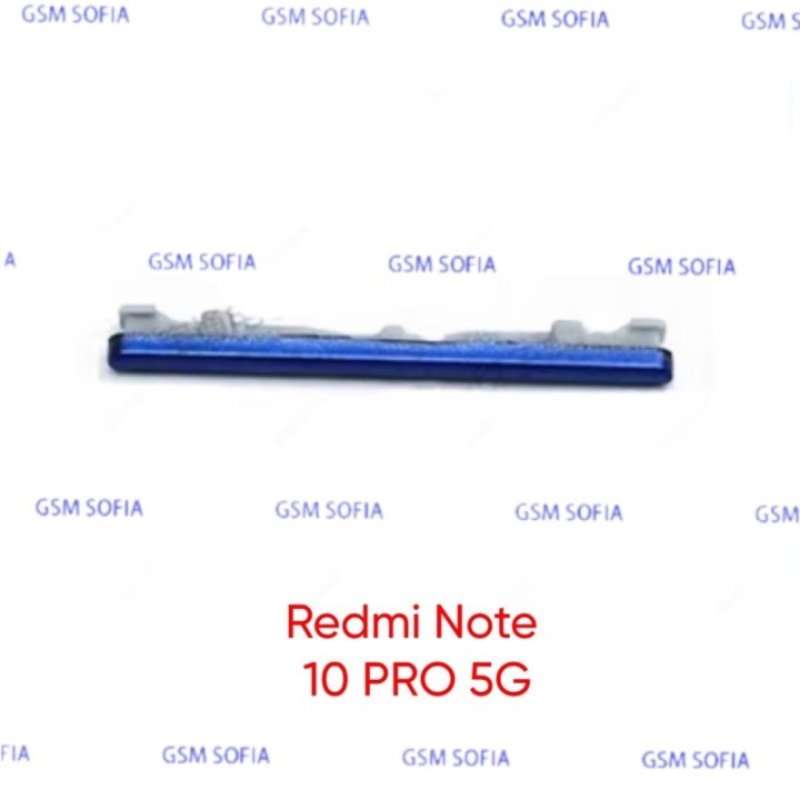 Boton lateral para Redmi note 10 pro 5g - Azul