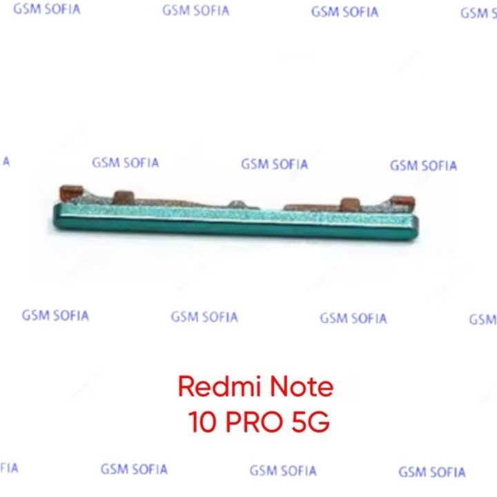Boton lateral para Redmi note 10 pro 5g - Verde