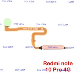 Flex huella para Xiaomi Redmi Note 10 Pro - Naranja