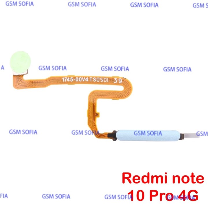 Flex huella para Xiaomi Redmi Note 10 Pro - Azul Claro