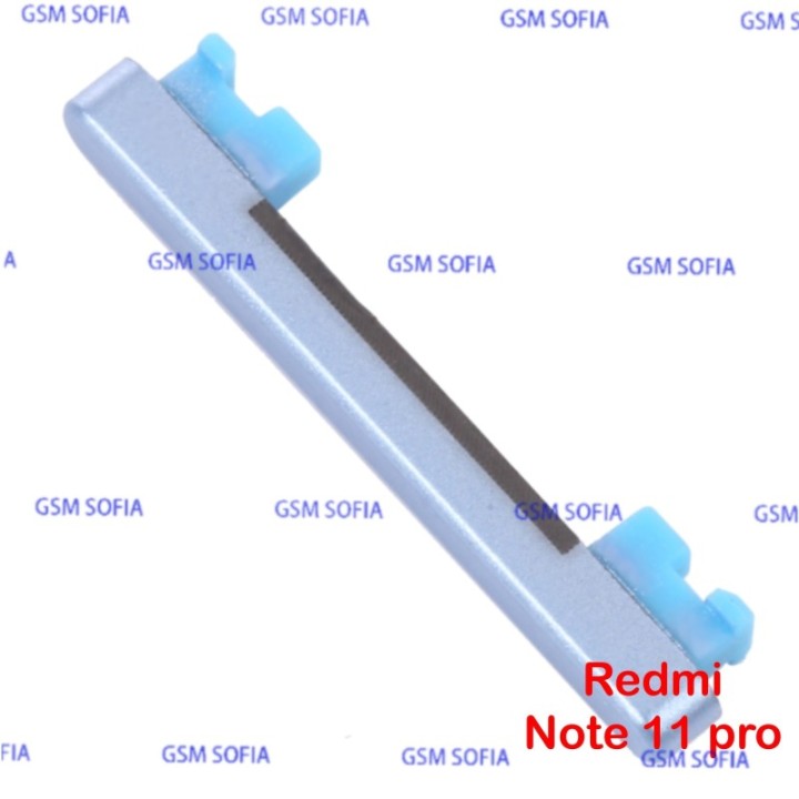 Boton volumen para Redmi Note 11 Pro 4G / Redmi Note 11 Pro 5G / Redmi Note 11 Pro Plus 5G / Redmi Note 12 Pro 4G - Azul