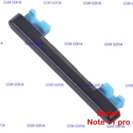 Boton volumen para Redmi Note 11 Pro 4G / Redmi Note 11 Pro 5G / Redmi Note 11 Pro Plus 5G / Redmi Note 12 Pro 4G - Negro