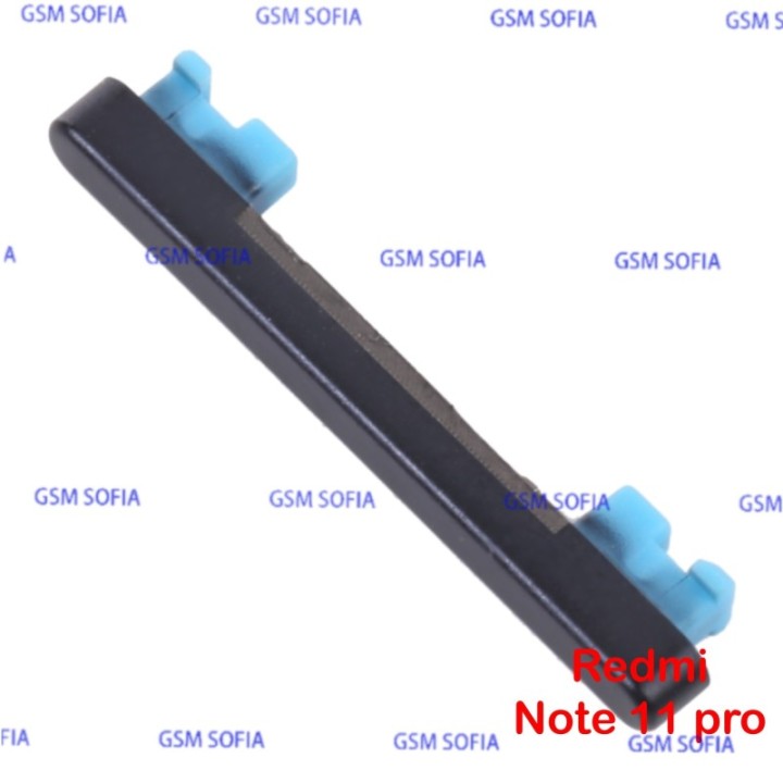 Boton volumen para Redmi Note 11 Pro 4G / Redmi Note 11 Pro 5G / Redmi Note 11 Pro Plus 5G / Redmi Note 12 Pro 4G - Negro