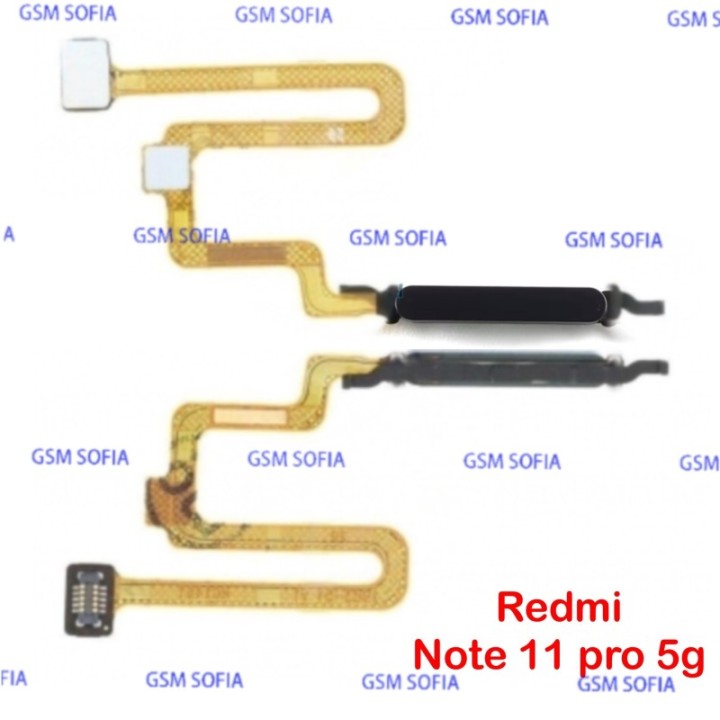 Flex huella para Poco x4 Pro 5G / Redmi note 11 Pro 5G / Redmi note 11 Pro 4G - Negro