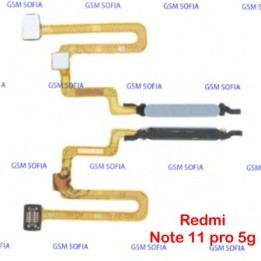 Flex huella para Poco x4 Pro 5G / Redmi note 11 Pro 5G / Redmi note 11 Pro 4G - plata
