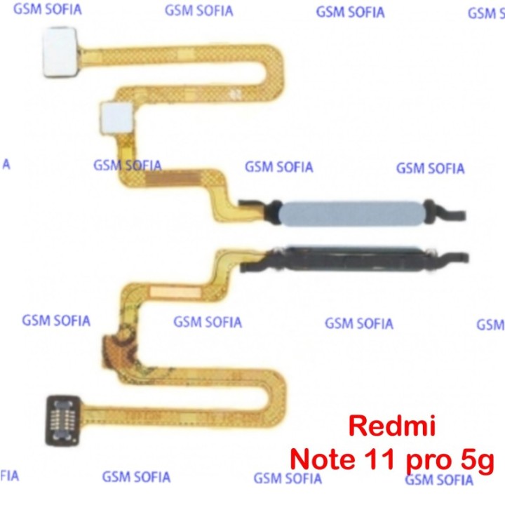 Flex huella para Poco x4 Pro 5G / Redmi note 11 Pro 5G / Redmi note 11 Pro 4G - plata