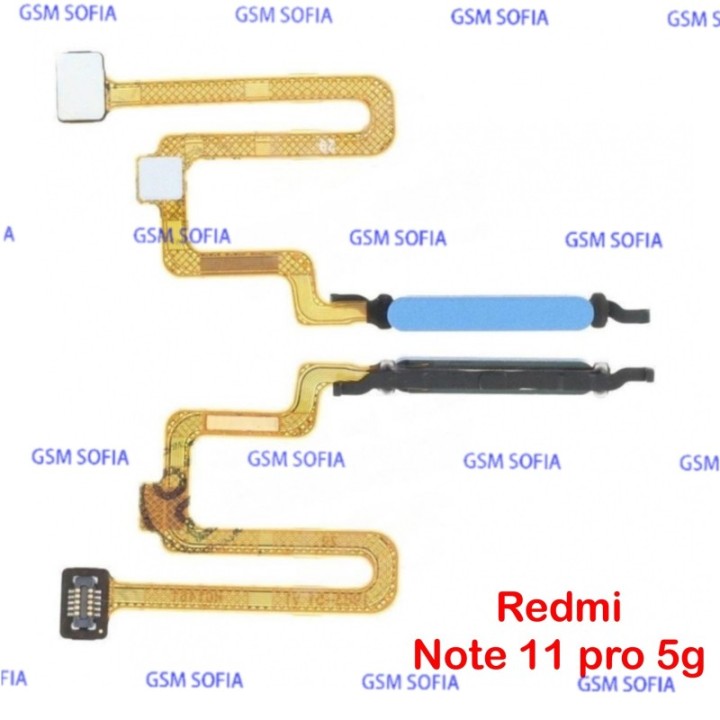 Flex huella para Poco x4 Pro 5G / Redmi note 11 Pro 5G / Redmi note 11 Pro 4G - Azul