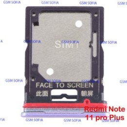 Bandeja sim para Redmi Note 11 Pro Plus / 21091116UG - Rosado