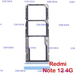 BANDEJA SIM + SD PARA XIAOMI REDMI NOTE 12 4G / 22111317I - AZUL